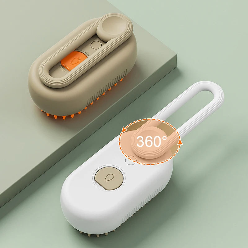 Viimora™ Steam Grooming Brush – 3-in-1 Cat & Dog Hair Remover, Massager & Cleaner