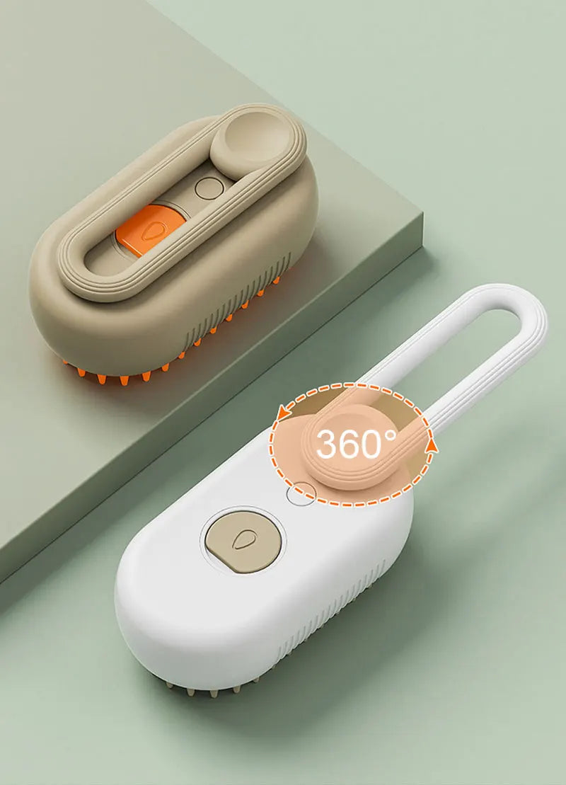 Viimora™ Steam Grooming Brush – 3-in-1 Cat & Dog Hair Remover, Massager & Cleaner