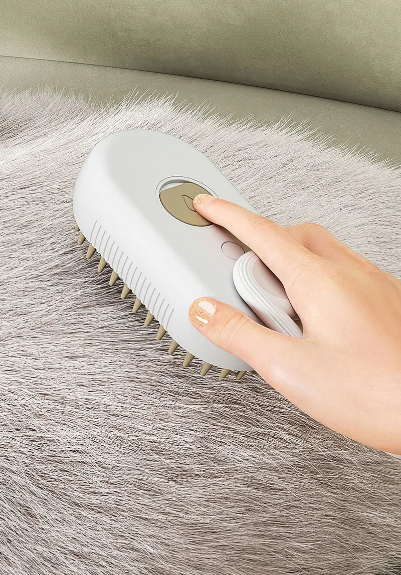 Viimora™ Steam Grooming Brush – 3-in-1 Cat & Dog Hair Remover, Massager & Cleaner