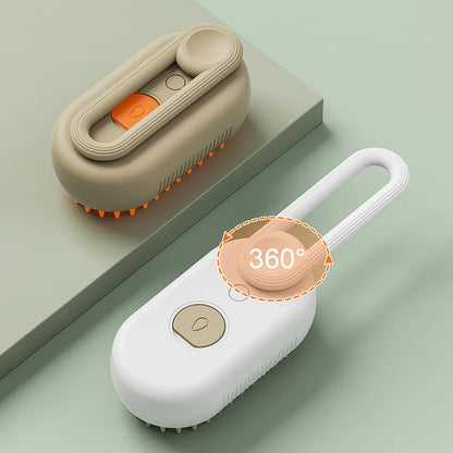 Viimora™ Steam Grooming Brush – 3-in-1 Cat & Dog Hair Remover, Massager & Cleaner